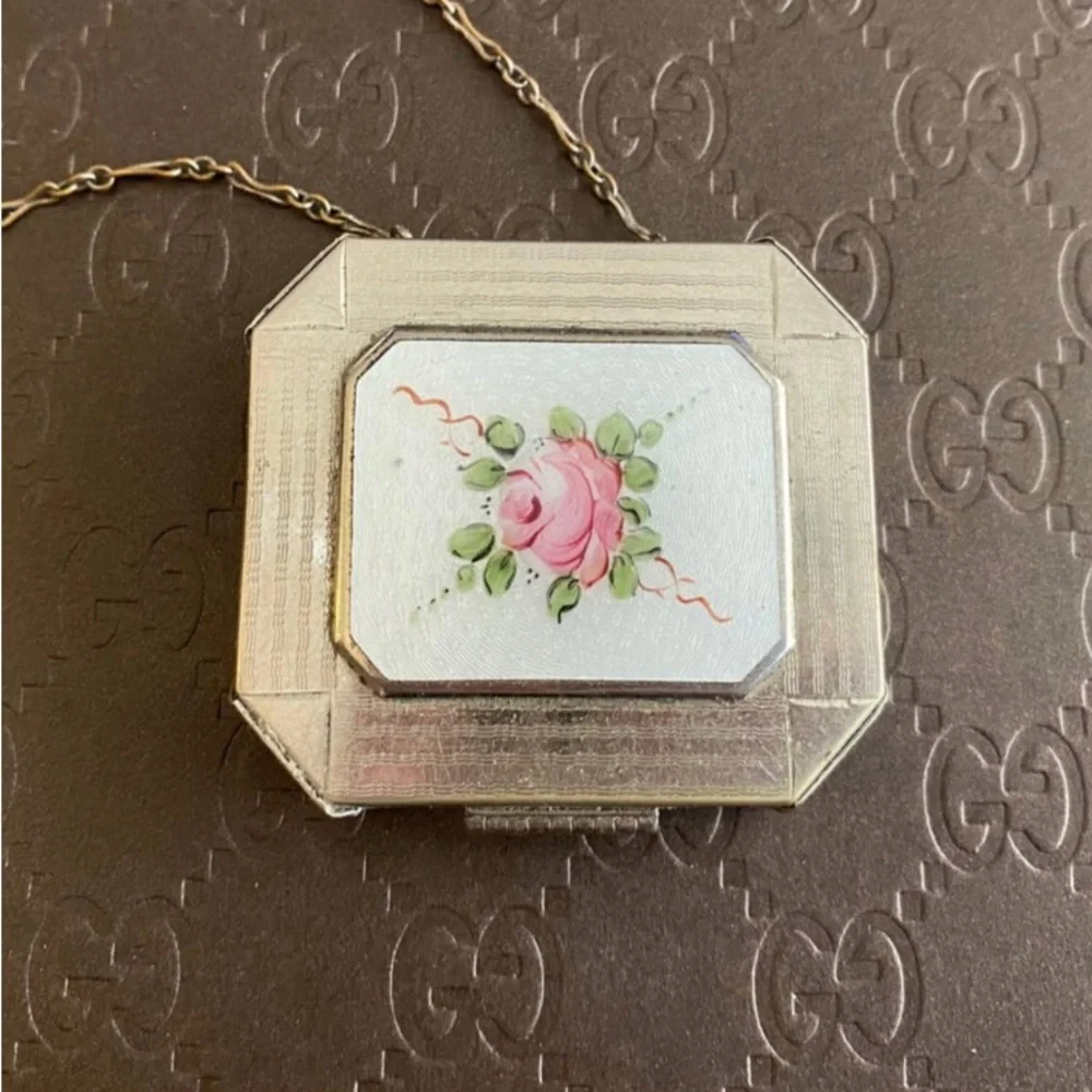 Art Deco Vintage Flapper Dance Makeup Cosmetics Compact 🌸💃🏻